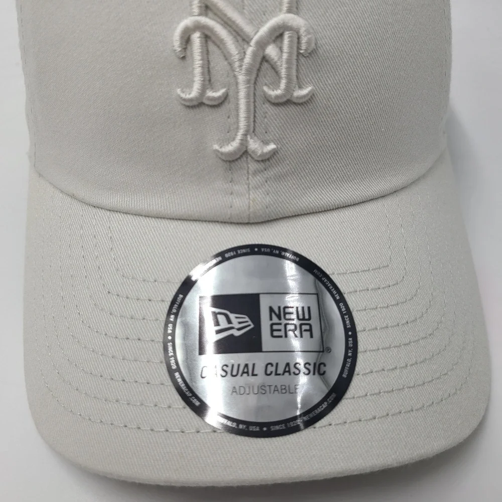 New York Mets Hat Strapback New Era Gray MLB Baseball Logo Casual Classic Men